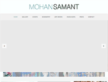 Tablet Screenshot of mohansamant.com